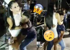 ¡Se le vio todo! Karla Tarazona ‘mató el gusano’ y pasó lo peor – VIDEO