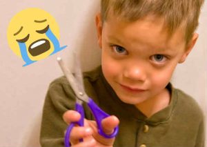 Niños se cortan el pelo y sus caras de arrepentimiento son únicas