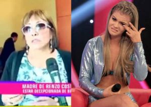 Mira cómo reaccionó la mamá de Renzo Costa cuando le preguntan por Brunella