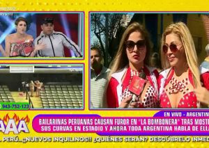 Gigi Mitre se molestó con peruanas que se desnudaron en ‘La Bombonera’ – VIDEO