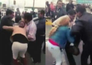 Mujer enfurecida agrede a supuesta amante de su esposo – VIDEO