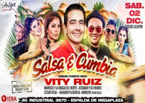 ‘Salsa y Cumbia’ este 2 de Diciembre