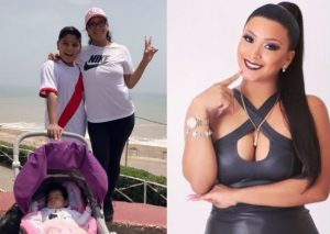 Paula Arias en su tierna etapa de mamá (VIDEO)
