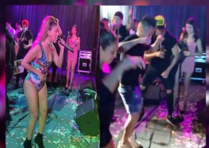 Yahaira Plasencia y Christian Cueva mueven el ‘totó’ en show navideño (VIDEO)