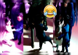 Niño se enfurece con un adulto por ‘quitarle’ a su pareja de baile (VIDEO)