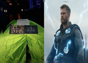 Avengers Endgame: Fanáticos enloquecen y deciden acampar afuera del cine