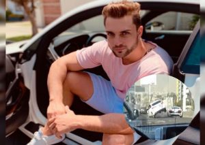 Nicola Porecella: Captan el preciso momento que ocasiona un aparatoso accidente