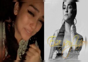 Daniela Darcourt se emociona y rompe en llanto al escuchar su primer álbum (VIDEO)
