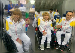 Gina Parker y su recorrido de la antorcha de los Juegos Parapanamericanos Lima 2019