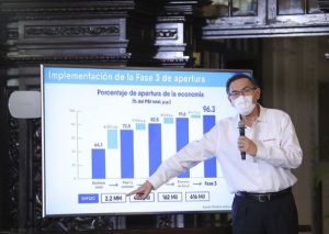La economía peruana vuelve a funcionar casi al 100%