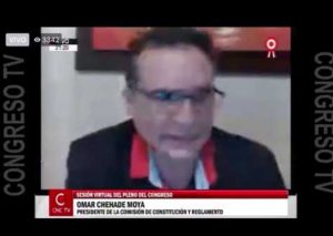 Congresista insulta al presidente tras olvidar apagar su micrófono