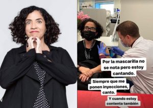 Wendy Ramos se vacunó contra la Covid-19 en Miami