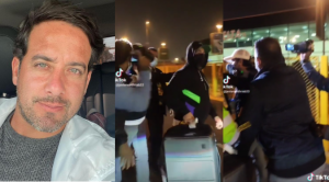 Óscar del Portal es acosado por los medios tras su llegada al Aeropuerto Jorge Chávez | VIDEO