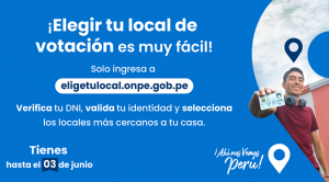 ‘Elige tu local de votación’, la plataforma que te ayudará a votar cerca de tu casa en las ERM2022 | VIDEO