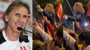 ¡Igualitos!: Ricardo Gareca tuvo singular reacción tras conocer a su ‘doble’ durante ‘banderazo’ | VIDEO