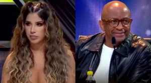 ¿Celosa?: Yahaira Plasencia se incomoda cuando Sergio George felicita a otras salseras | VIDEO
