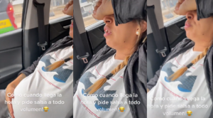 ¡Impactante!: Mujer a punto de dar a luz pide tema salsero en medio de contracciones | VIDEO