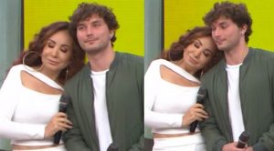 ¡Fuerte!: ¿Hijo de Christian Meier se puso NERVIOSO ante COQUETEO de Janet Barboza? | VIDEO