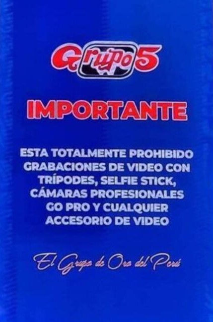 Grupo 5 prohibición cámaras