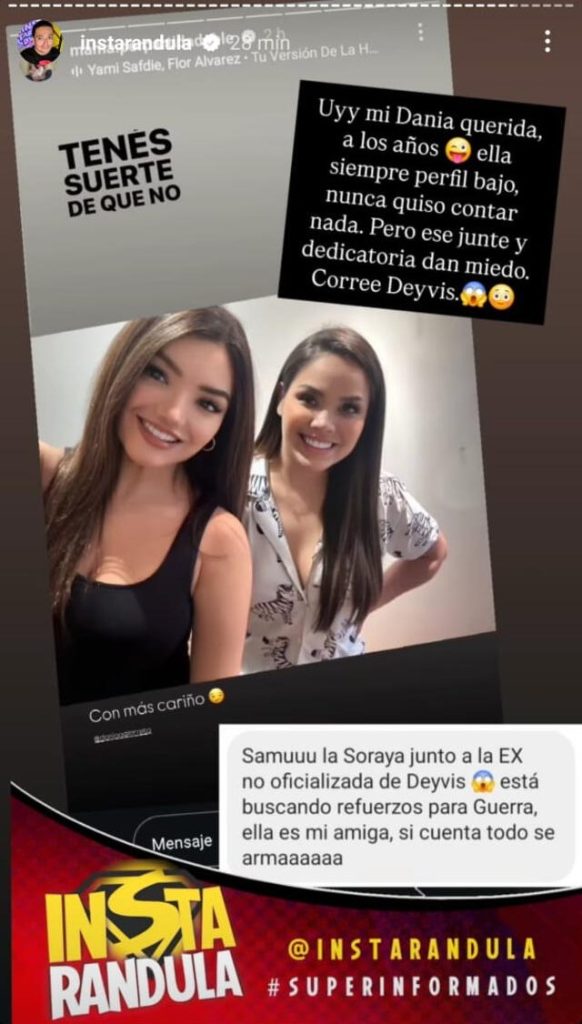Andrea San Martín aparece con supuesta ex de Deyvis Orosco