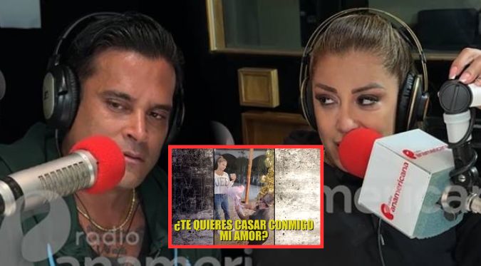 Karla Tarazona y Christian Domínguez DESMIENTEN pedida de mano: «Lo venden como si fuera real y no es así»