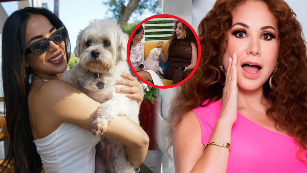 Perro de Onelia Molina muerde en vivo a Janet Barboza: “Es la mala vibra”