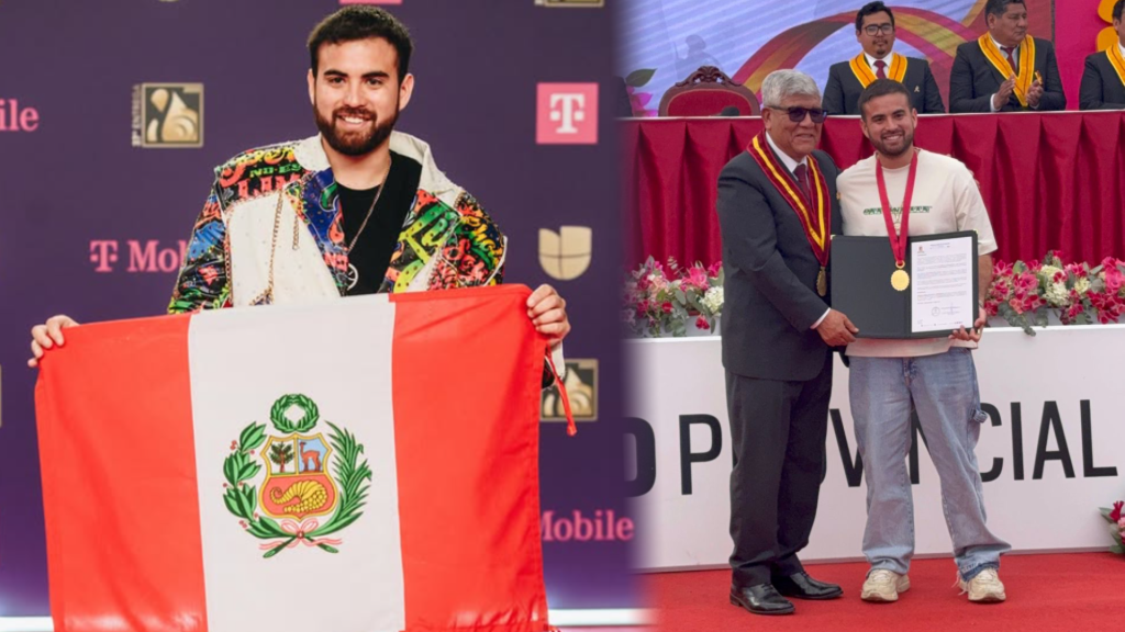César BK recibe la Medalla de la Ciudad de Tacna por su talento y proyección internacional