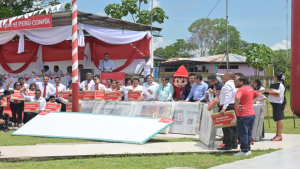 Caja Huancayo inaugura oficina de inclusión amazónica y junto con la Fundación Caja Huancayo realiza importante contribución social en beneficio de la salud y educación del distrito de Santa Rosa de Loreto.