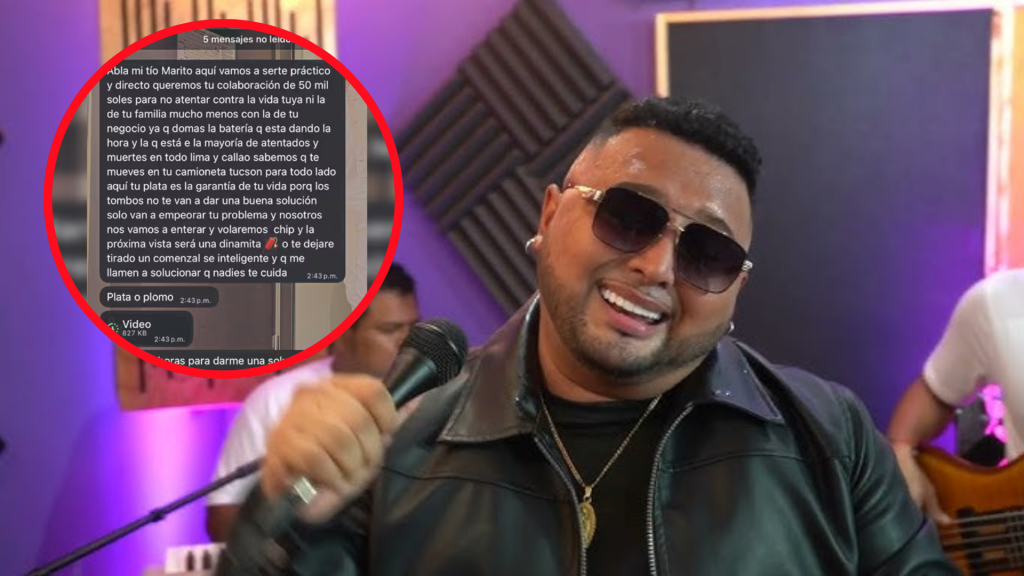 Maryto recibe amenazas de muerte de extorsionadores: “La vida no tiene precio”