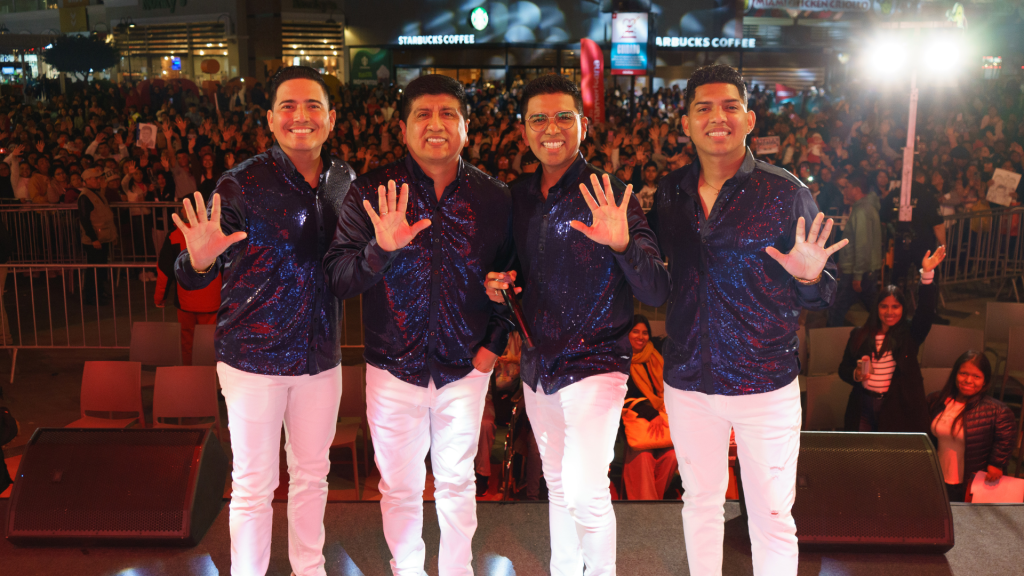 ¡Éxito total! Grupo 5 reventó Minka en inolvidable firma de autógrafos gracias a Radio Panamericana