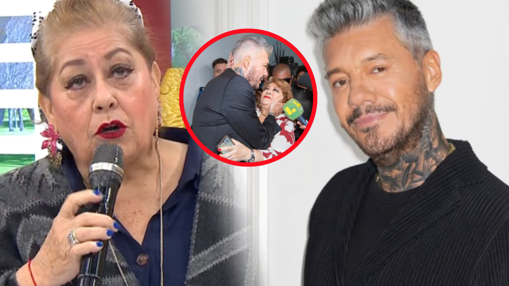 Doña Martha, mamá de Milett, protagoniza emotivo abrazo con su yerno Marcelo Tinelli