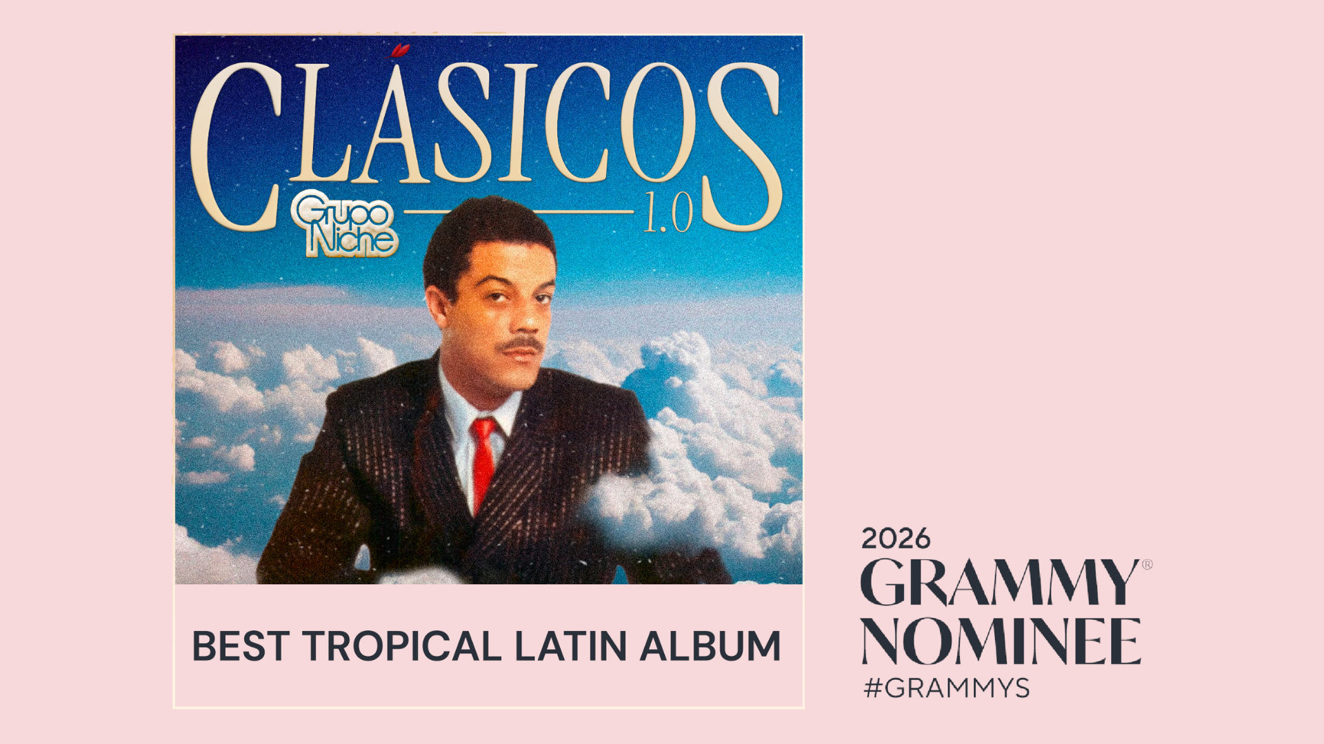GRUPO NICHE BRILLA CON UNA NUEVA NOMINACIÓN AL GRAMMY® POR SU ÁLBUM CLÁSICOS 1.0