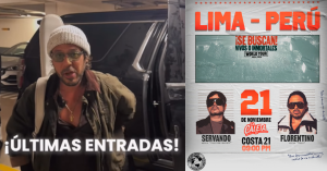 ¡Primero en llegar! Florentino llegó a Lima y se prepara para el show con Servando en Costa 21