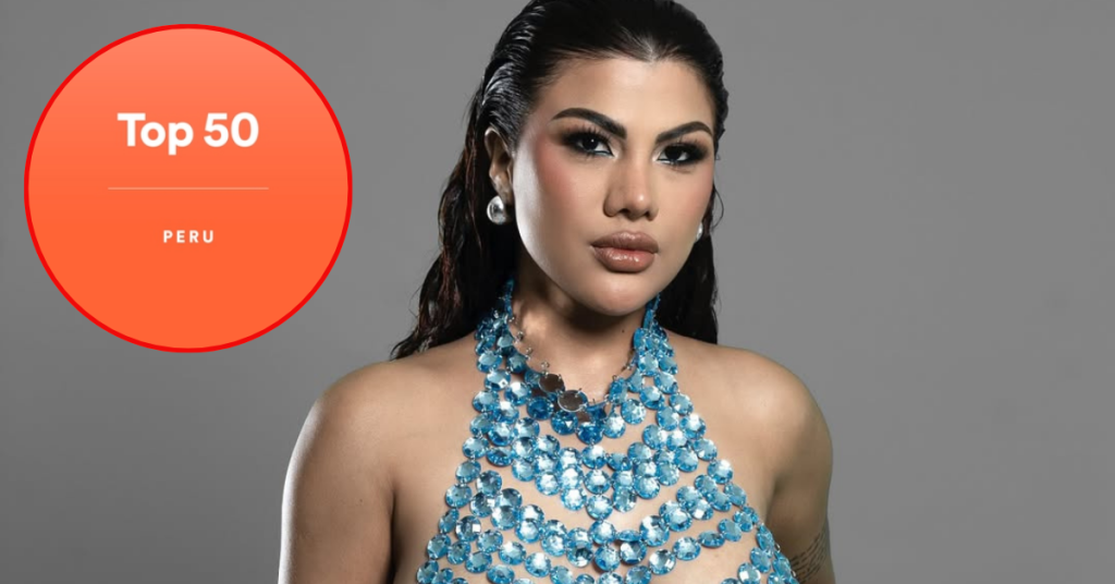 ¡Éxito total! “Mix Chelero 4” coloca a Brunella Torpoco como líder del Top 50 Perú Tropical