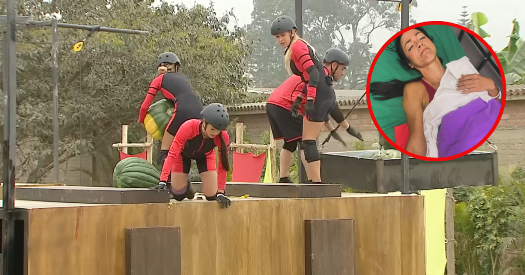 ¡Impactante caída! Paloma Fiuza sufre fuerte accidente en reality chileno