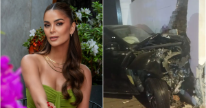 ¡Delicado! Laura Spoya sufre aparatoso accidente y es hospitalizada de emergencia