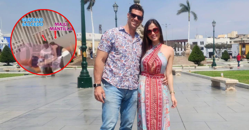 ¿Se reconciliaron? Maju Mantilla y Gustavo Salcedo son captados en coqueteos