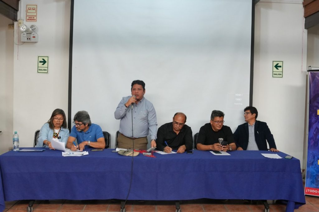 Los representantes del SUTEP en el Directorio y Consejo de Vigilancia de Derrama Magisterial estuvieron presentes en la III Asamblea Nacional de Delegados.