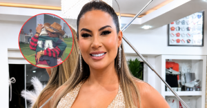 ¡Emotivo! Pamela López tuvo un emocionante reencuentro con sus hijos al salir a votar