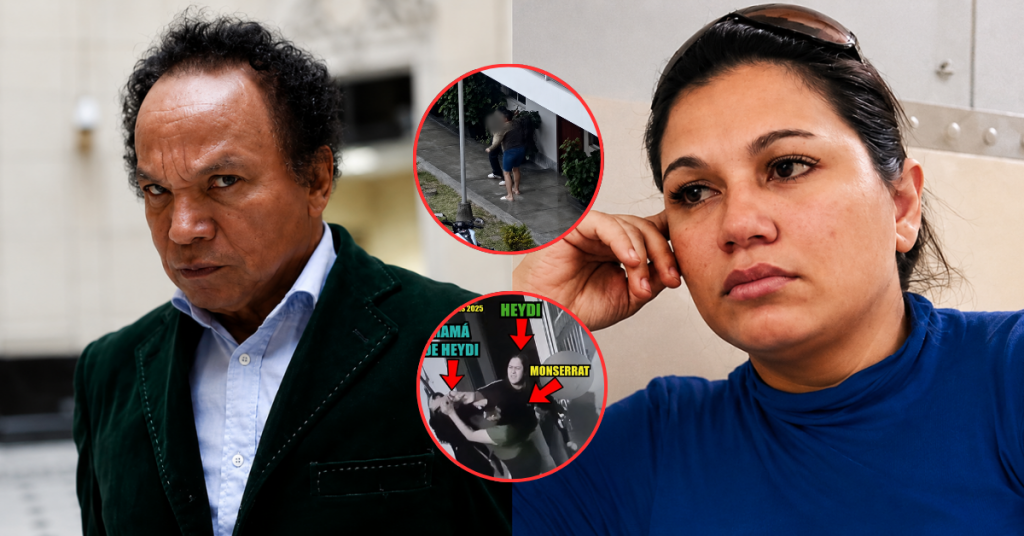 ¡Impactante! Videos muestran a Monserrat agrediendo a la madre de Heydi Amado y a la hija de Melcochita
