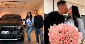 ¿Fue el regalo de Cueva? Pamela Franco estrena lujosa camioneta por su cumpleaños