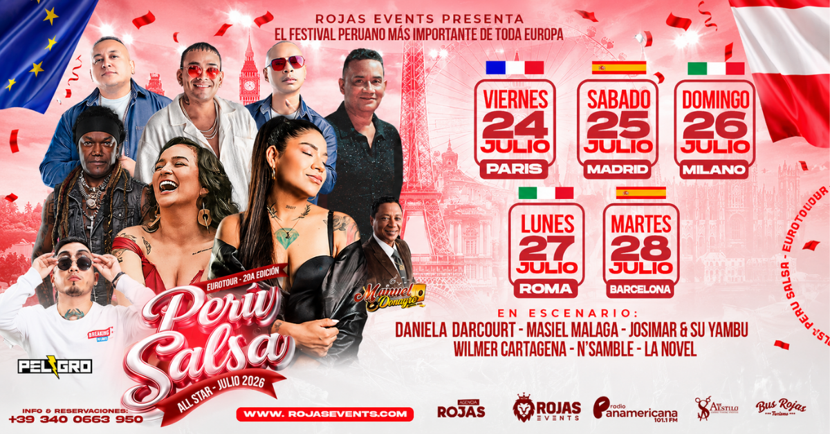 ¡La salsa peruana conquista Europa! Radio Panamericana será la radio oficial del Perú Salsa All Star