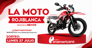 ¡Celebra Fiestas Patrias sobre dos ruedas! Radio Panamericana te premia con la Moto Rojiblanca