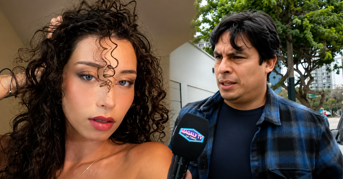 Novia de Curwen es ampayada con otro hombre y él niega infidelidad: “No es un beso, lo está saludando”