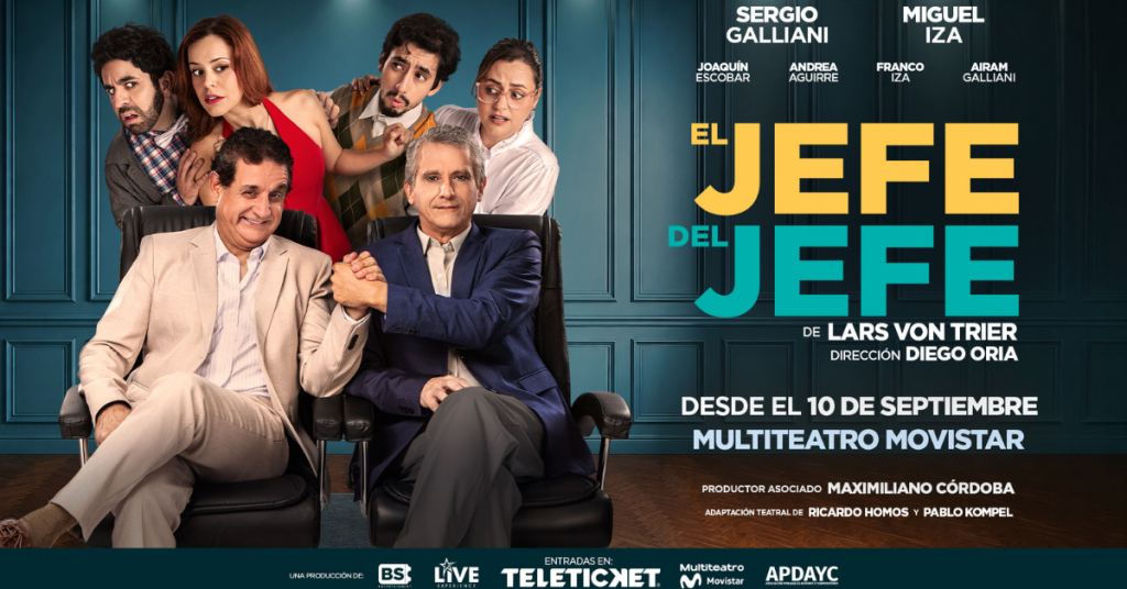 ¡La comedia que fue furor en Argentina llega a Lima! “El jefe del jefe”