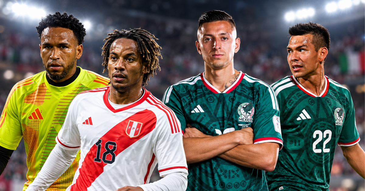 México vs Perú: alineaciones, hora y canal del partido