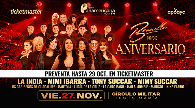 ¡De lujo! Brunella Torpoco reúne a Mimi ibarra, La India y Tony Succar en su primer aniversario